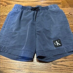 Calvin Klein Men’s antique Wash Denim blue size medium swim trunks EUC